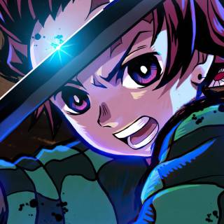 Tanjiro 4k Android wallpaper