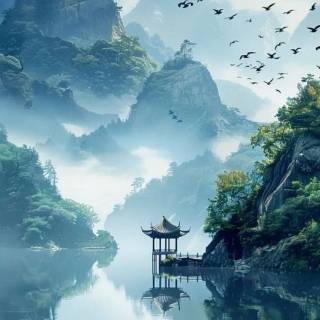 Japanese landscape phone wallpaper