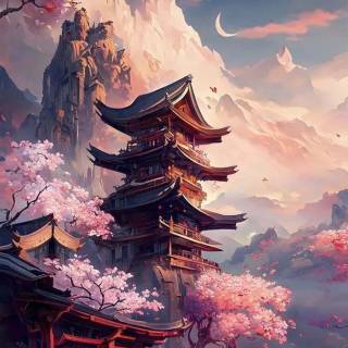 Japanese landscape phone wallpaper