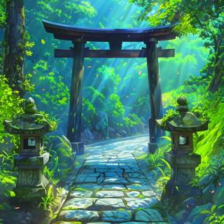 Japanese landscape phone wallpaper