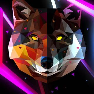 Low poly phone wallpaper