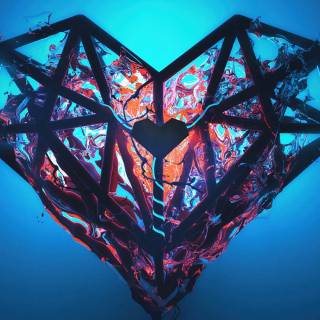 Low poly phone wallpaper
