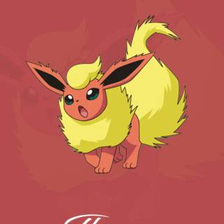 Flareon phone wallpaper