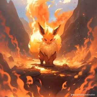 Flareon phone wallpaper