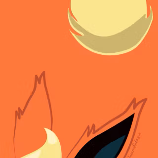 Flareon phone wallpaper