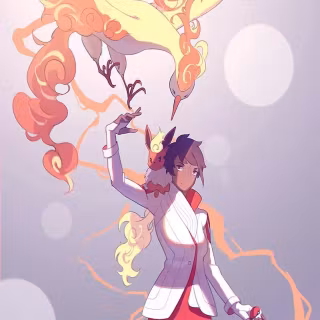 Flareon phone wallpaper
