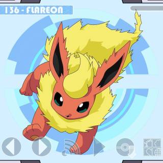 Flareon phone wallpaper