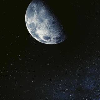 Moon 8k phone wallpaper