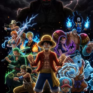 Dark One Piece phone wallpaper