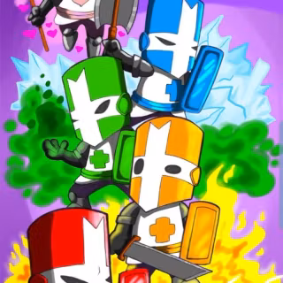 Castle Crashers phone wallpaper