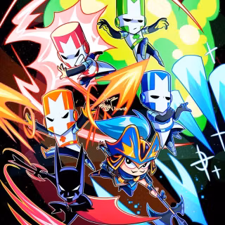 Castle Crashers phone wallpaper