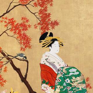 Japanese painting phone wallpaper