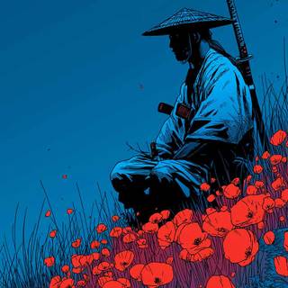 Japanese painting phone wallpaper