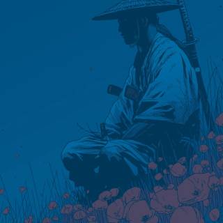 Japanese painting phone wallpaper