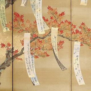 Japanese painting phone wallpaper