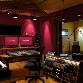 Music studio phone wallpaper