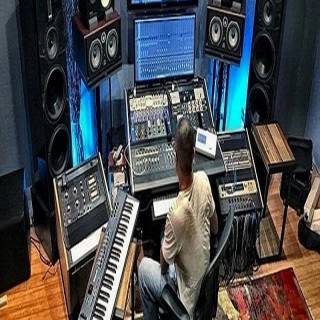 Music studio phone wallpaper
