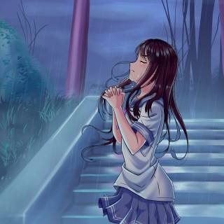 Anime alone phone wallpaper