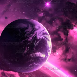 Space purple phone wallpaper