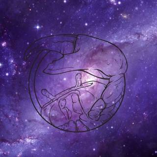 Space purple phone wallpaper