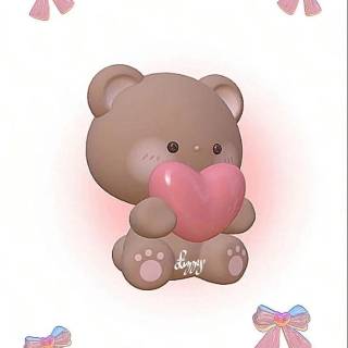 Y2K bear wallpaper