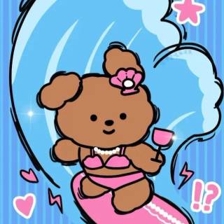 Y2K bear wallpaper
