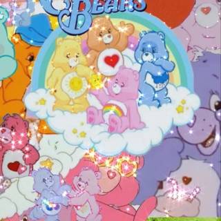 Y2K bear wallpaper