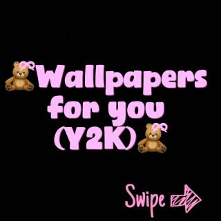 Y2K bear wallpaper