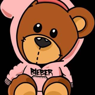 Y2K bear wallpaper