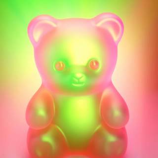 Y2K bear wallpaper