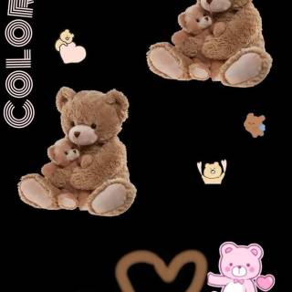 Y2K bear wallpaper
