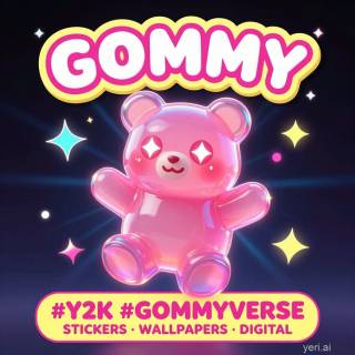 Y2K bear wallpaper