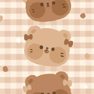 Y2K bear wallpaper