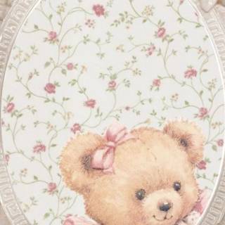 Y2K bear wallpaper