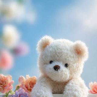 Y2K bear wallpaper