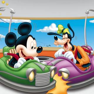 Cartoon Disneyland wallpaper