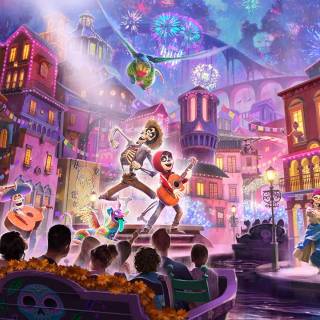 Cartoon Disneyland wallpaper