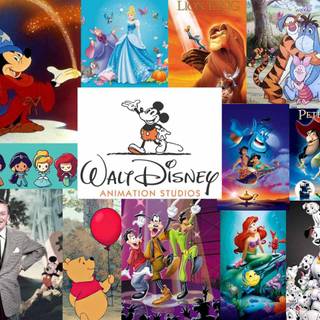Cartoon Disneyland wallpaper