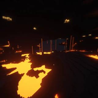 Minecraft fireplace wallpaper