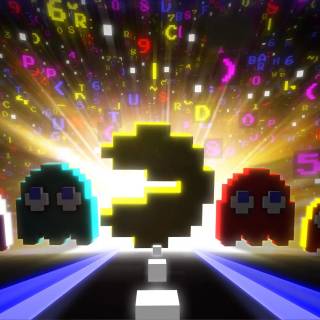 Pac-Man 99 desktop wallpaper