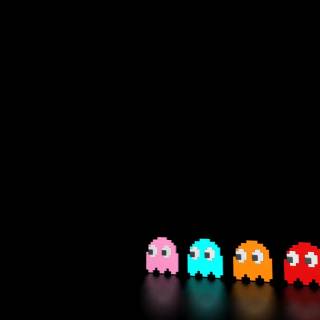 Pac-Man 99 desktop wallpaper