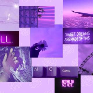 Lavender collage PC wallpaper