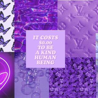 Lavender collage PC wallpaper