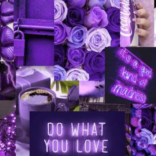 Lavender collage PC wallpaper