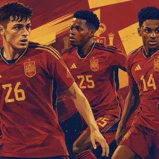 Spain players 2026 wallpaper