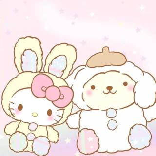 Pompompurin Cinnamoroll My Melody wallpaper