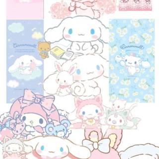 Pompompurin Cinnamoroll My Melody wallpaper