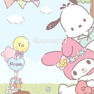 Pompompurin Cinnamoroll My Melody wallpaper