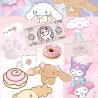 Pompompurin Cinnamoroll My Melody wallpaper