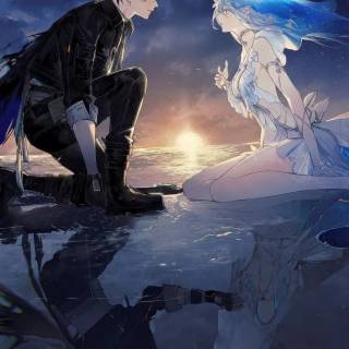 Wuthering Waves couples wallpaper